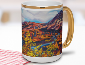 Metallic Accents Gold Mug