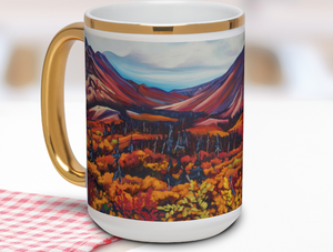 Metallic Accents Gold Mug