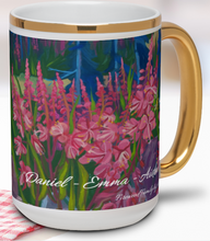 Load image into Gallery viewer, Personalized Accents Gold Mug - Fireweed Family