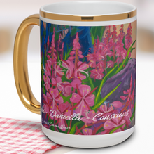 Load image into Gallery viewer, Personalized Accents Gold Mug - Fireweed Family
