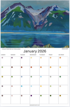Load image into Gallery viewer, 2026 Yukon and Northern landscapes art calendar by Canadian artist Emma Barr