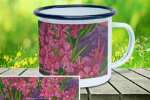 Load image into Gallery viewer, Fireweed Enamel Camping Mug