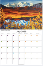 Load image into Gallery viewer, 2026 Yukon &amp; Northern Landscapes Art Calendar – Emma Barr Fine Art