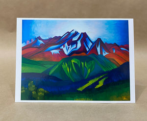 Montana Mountain Magic Art Card