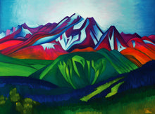 Load image into Gallery viewer, Montana Mountain Magic Art Card